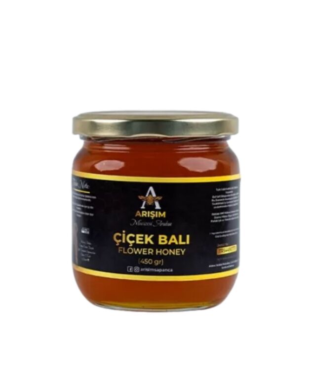 Doğal Ova Çiçek Balı (450gr)